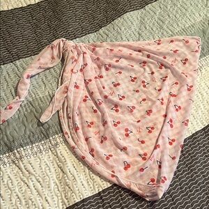 Pink Cherry Print Swim cover up!